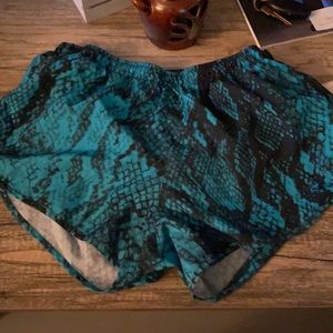 Blue animal print Nike shorts